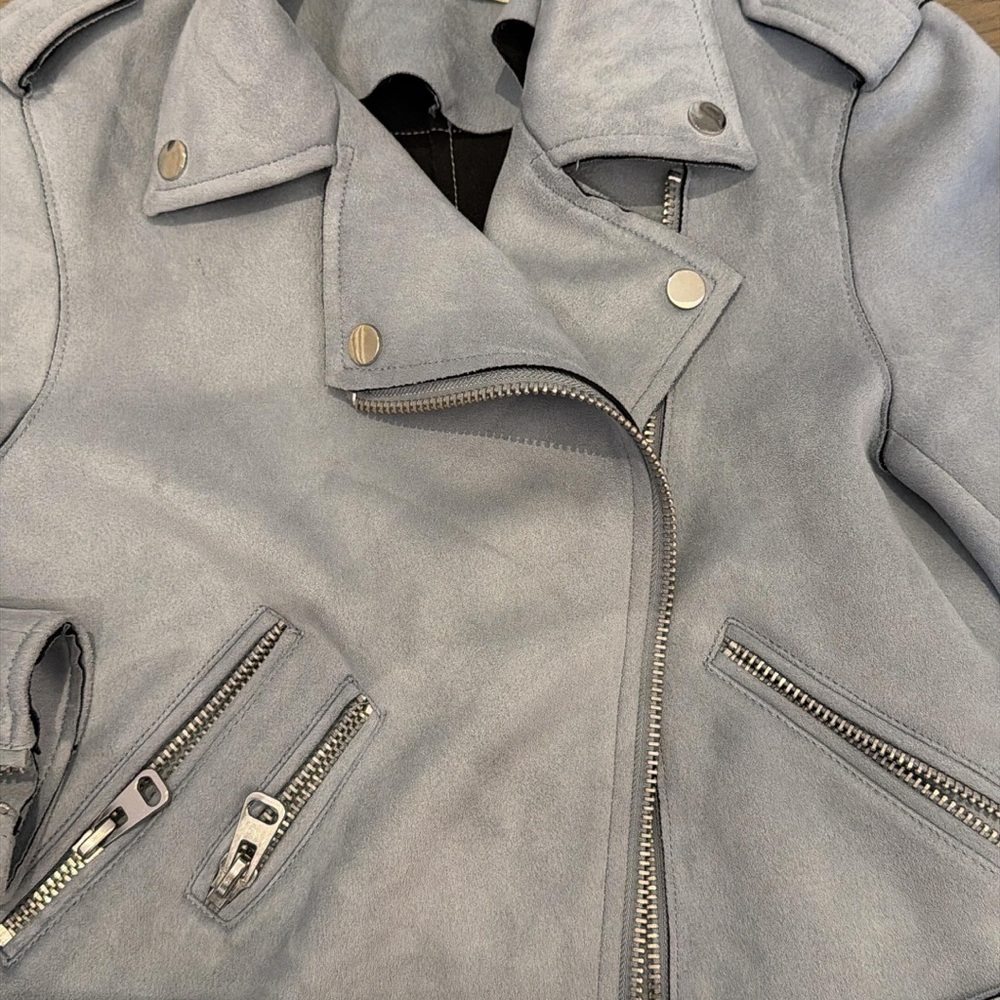 Zara Stylish Gray Women's Jacket - Picture 2 of 4